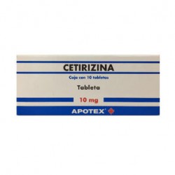 Cetirizina 10Mg 10 Tabs
