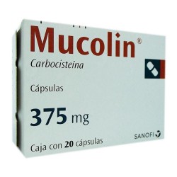 Mucolin 375Mg 20 Caps