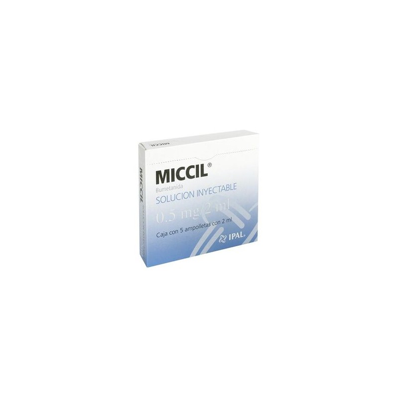 Miccil 0.5Mg 5 Amp X 2Ml