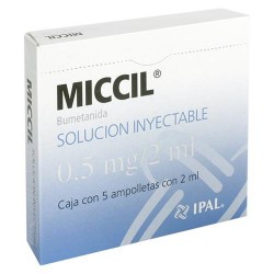 Miccil 0.5Mg 5 Amp X 2Ml