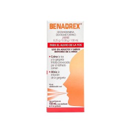 Benadrex Jarabe 0.25G/0.30G 150Ml