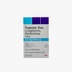 Trayenta Duo 2.5Mg/850Mg 60 Tabs