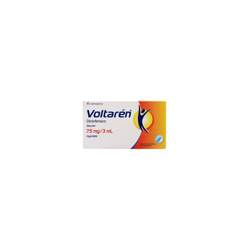 Voltaren Solucion Inyec 75Mg 5 Iny X 3Ml