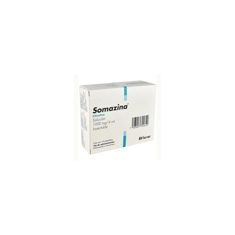 Somazina Solucion In 1000Mg 10 Iny X 4Ml