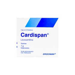 Cardispan Masticable 20 Tabs