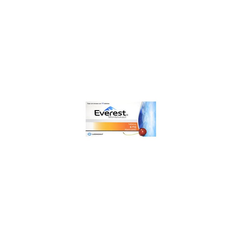 Everest Masticable 4Mg 10 Tabs