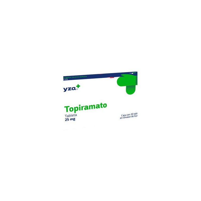 Yza Topiramato 25Mg 20 Tabs