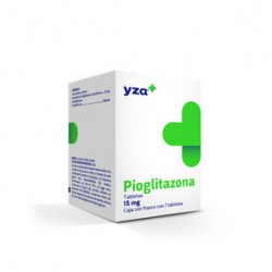 Yza Pioglitazona 15Mg 7 Tabs