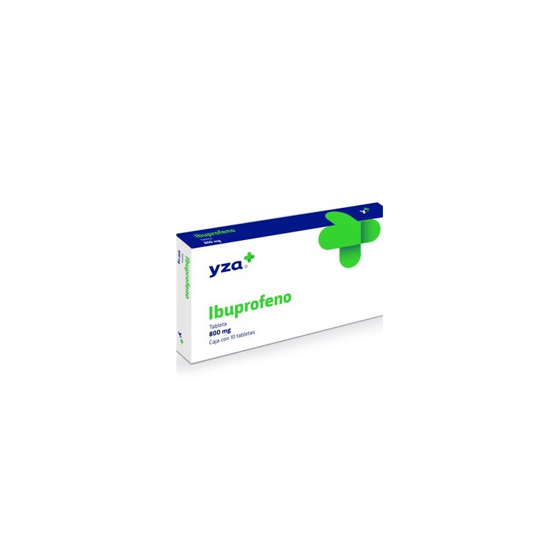 Yza Ibuprofeno 800Mg 10 Tabs