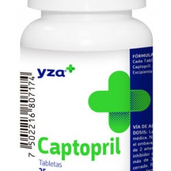 Yza Captopril 25Mg 100 Tabs