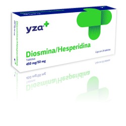 Yza Diosmina, Hesperidina 450Mg/50Mg 20 Tabs