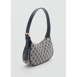 Bolso hombro estampado logo