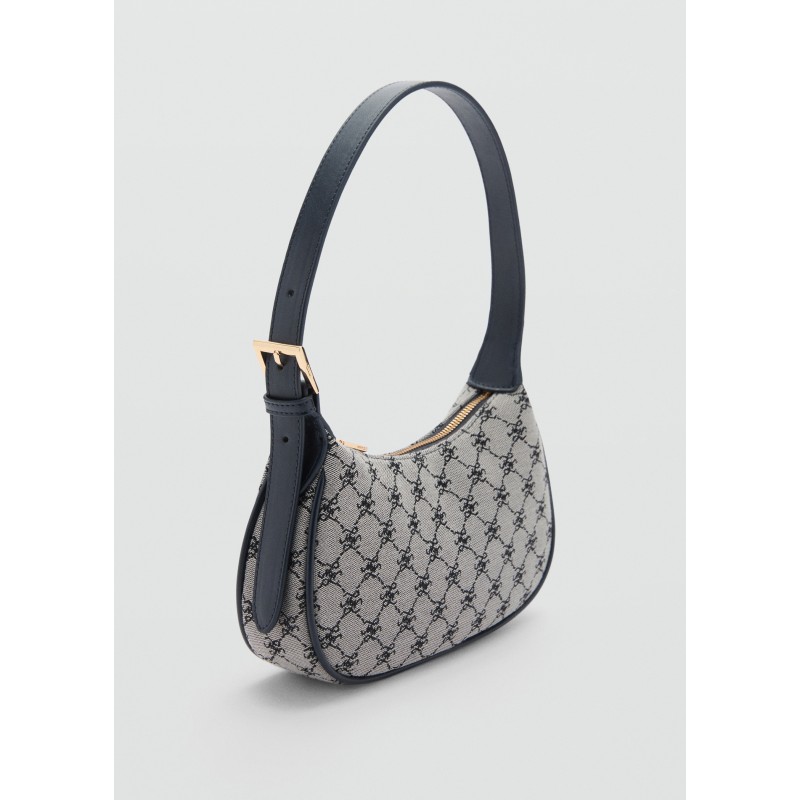 Bolso hombro estampado logo