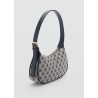 Bolso hombro estampado logo