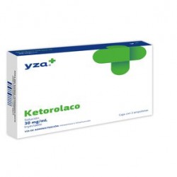 Yza Ketorolaco 30Mg/1Ml 3 Amp