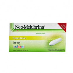 Neo-Melubrina Infantil 300Mg 5 Sups