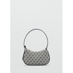 Bolso hombro estampado logo