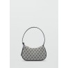 Bolso hombro estampado logo