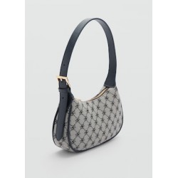 Bolso hombro estampado logo