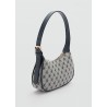 Bolso hombro estampado logo