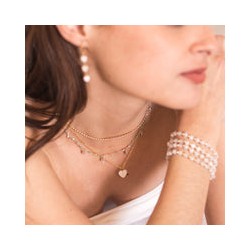 Dije corazon madre perla