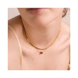 Mini dije cuarzo rojo