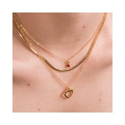 Dije corazon contorno