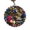 Collar largo círculo hecho a mano pieza única mexican boho