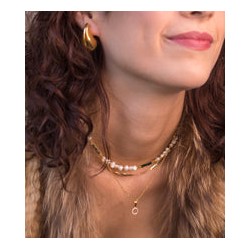 Dije circulo con zirconia