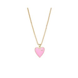 Dije de corazón con zirconia