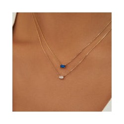 Dije de mini Baguette Azul