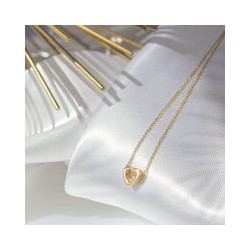 Dije de corazón transversal