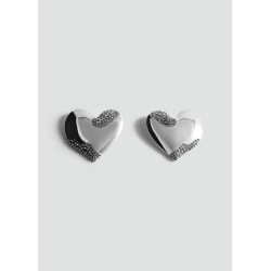 Pendientes corazón strass