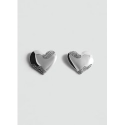 Pendientes corazón strass