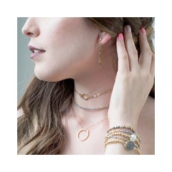 collar dije círculo