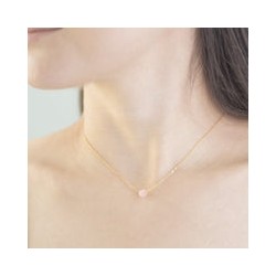 Mini Dije cuarzo rosa