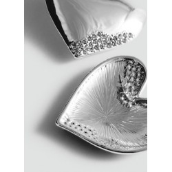 Pendientes corazón strass