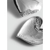 Pendientes corazón strass