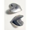 Pendientes corazón strass