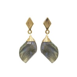 Aretes Sadie Labradorita