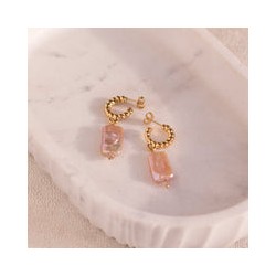 Aretes Farrah Rosa