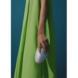 Bolso clutch efecto perlado