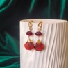 Aretes Ella rojo