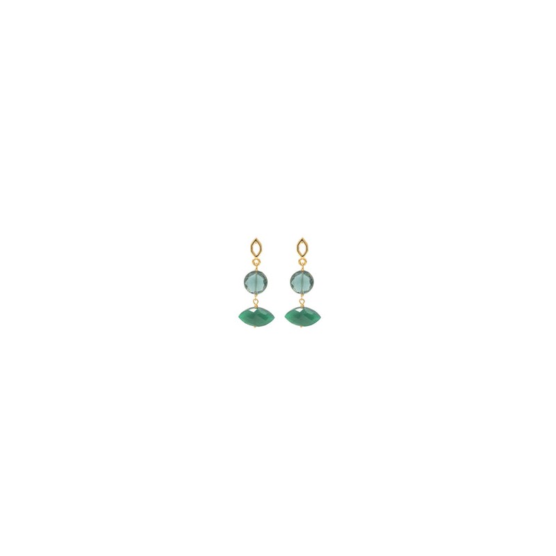 Aretes Ella cz verde