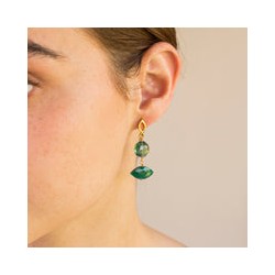 Aretes Ella cz verde