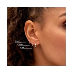 Arracada Tiny lisa silver