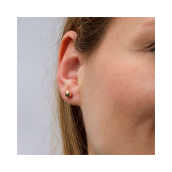 Aretes bola de chapa