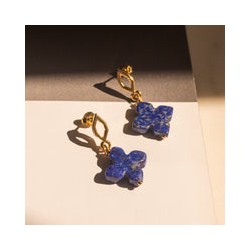 Arete Flor de Lis Lapiz