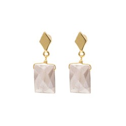 Aretes Zuri Moonstone