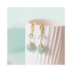 Aretes Ella Aqua